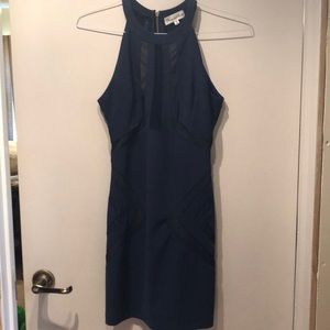 Bodycon dress with chest cutout